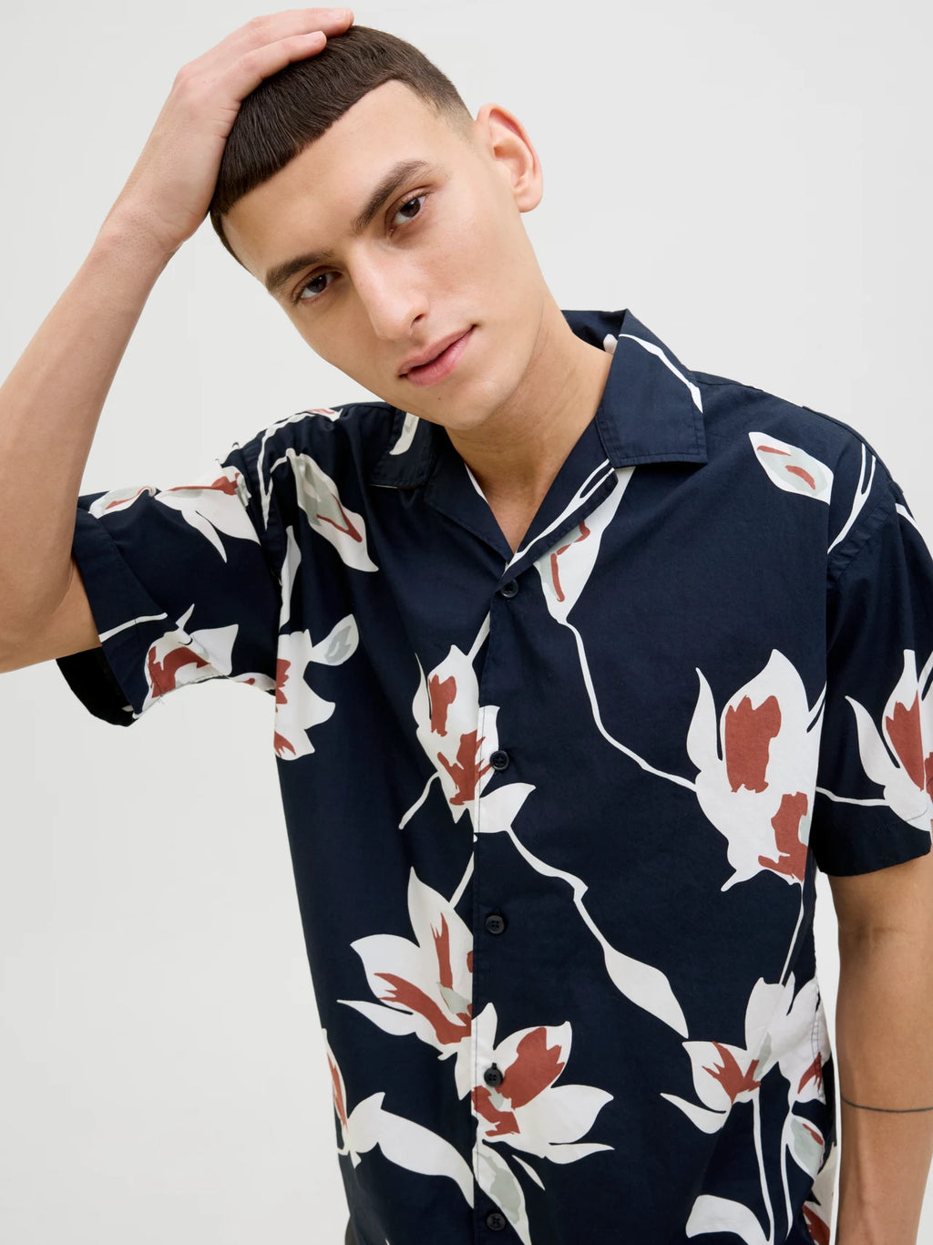 Jack & Jones uomo camicia Palermo 12274927 Night Sky