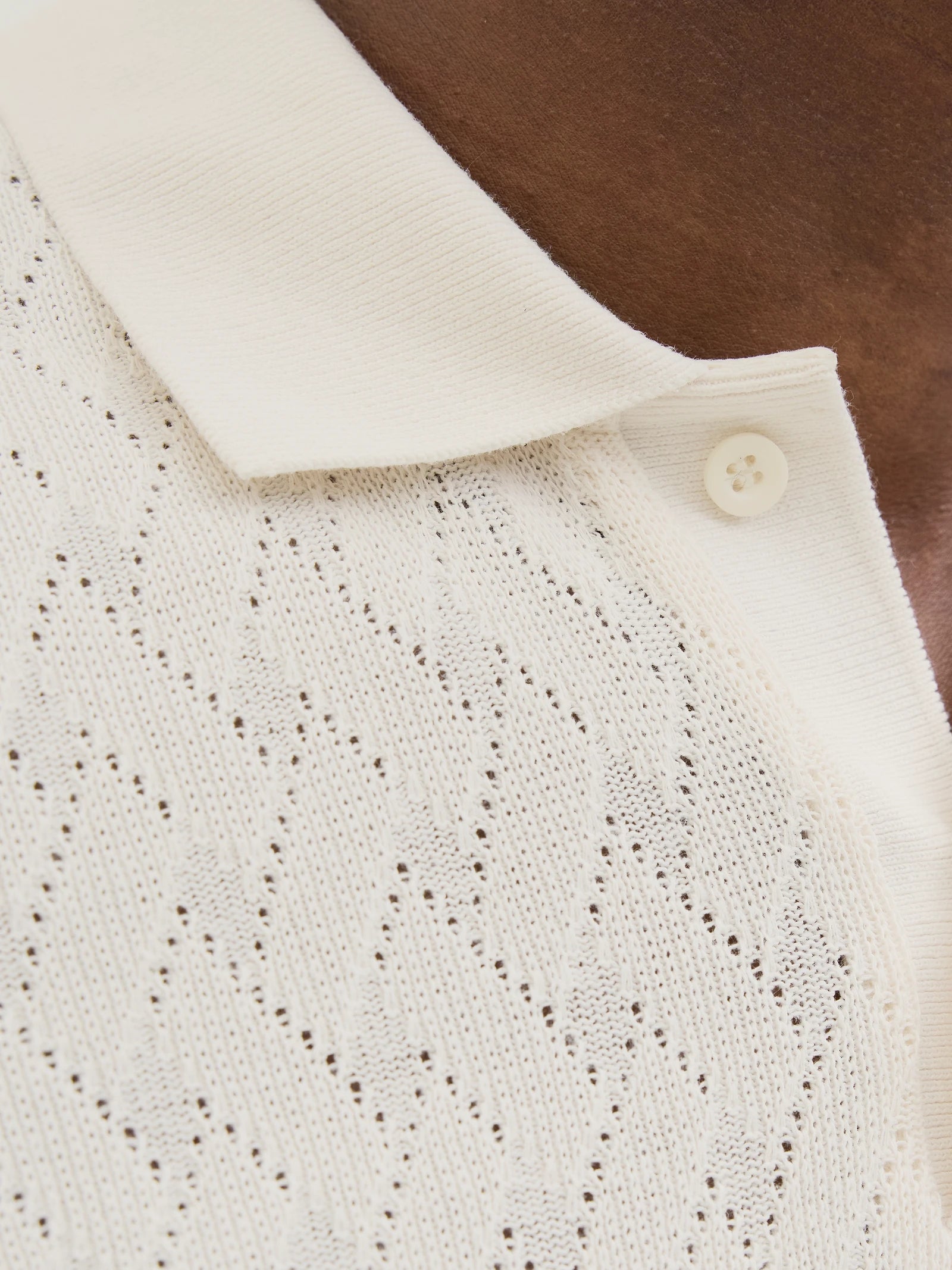 Jack & Jones uomo polo Trent Jaquard 12275090 Cloud