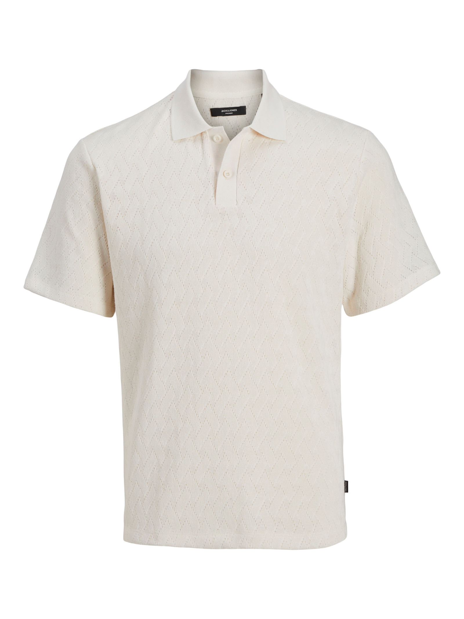 Jack & Jones uomo polo Trent Jaquard 12275090 Cloud