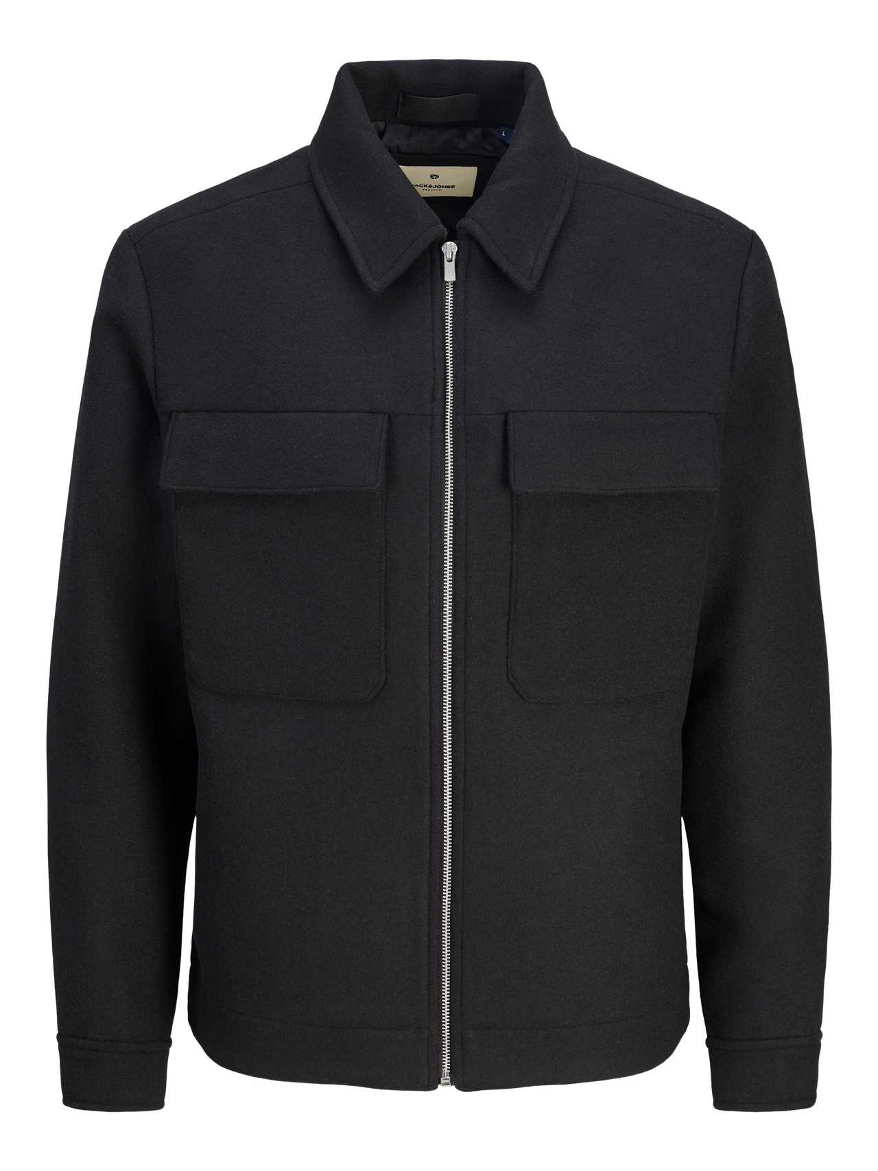 Jack & Jones uomo giubbino Russel Wool 12259393 Blac