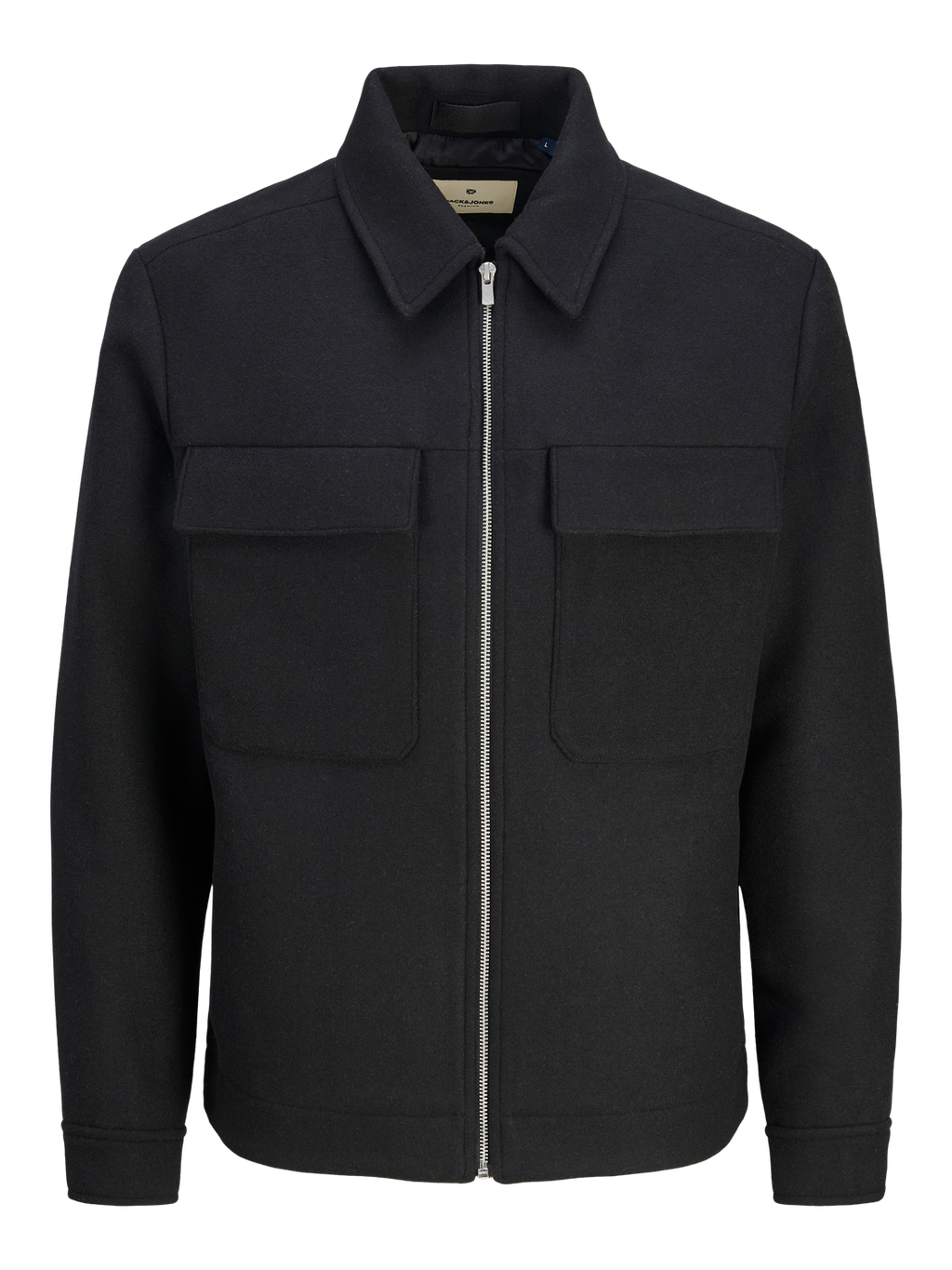 jack & jones uomo giubbino Russel Wool Blend 12259393 Black