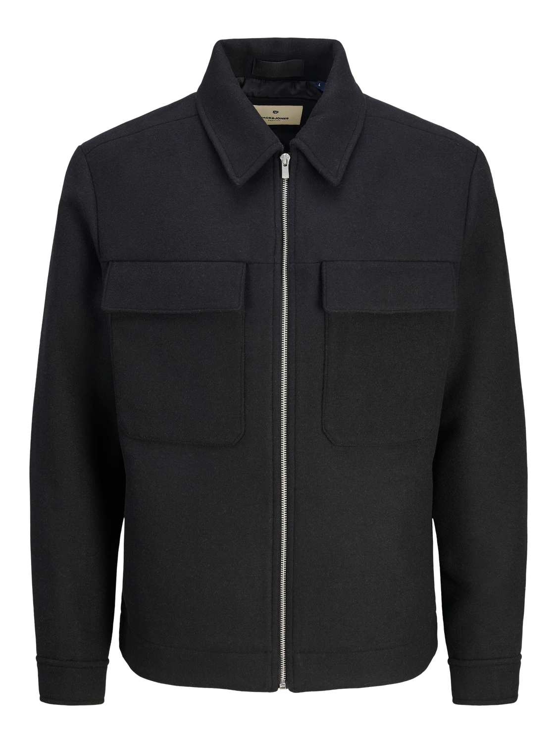 jack & jones uomo giubbino Russel Wool Blend 12259393 Black