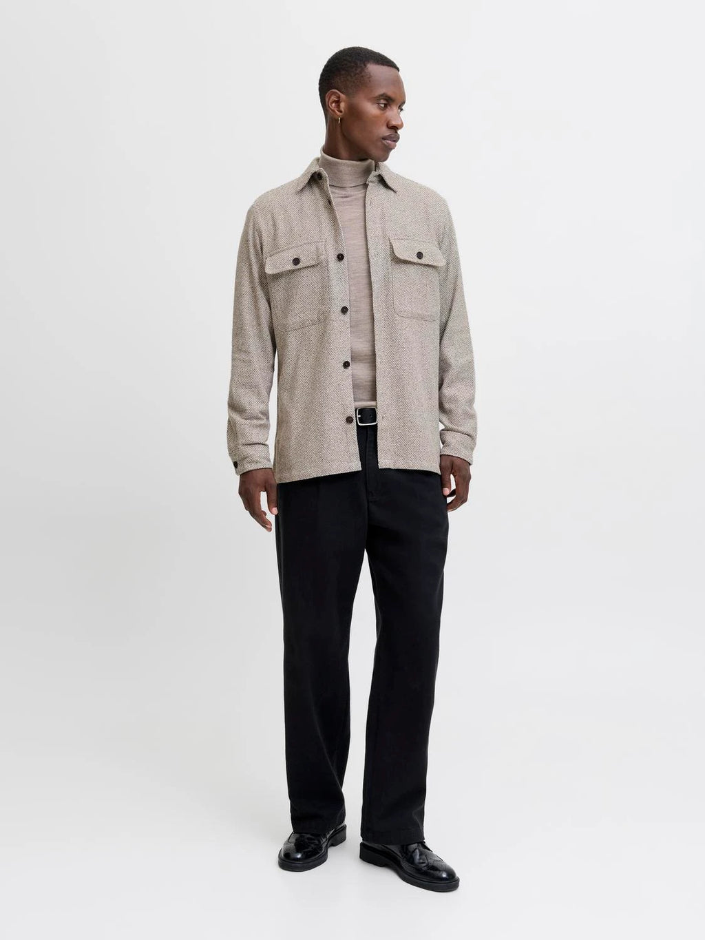 Jack & Jones uomo camicia RayleMelangeSolid 12286840