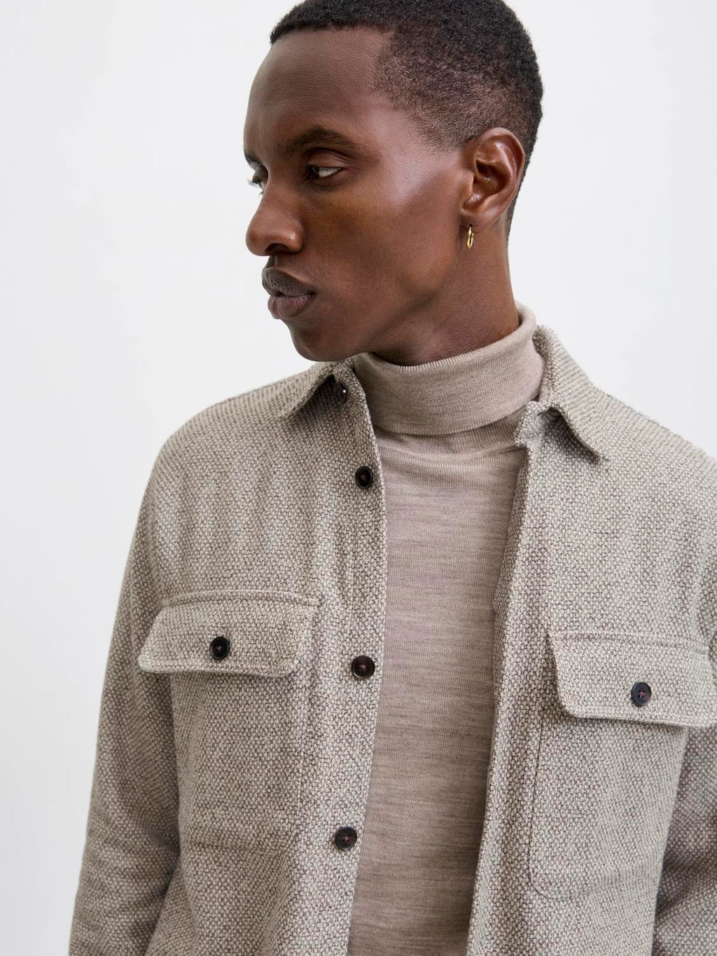 Jack & Jones uomo camicia RayleMelangeSolid 12286840