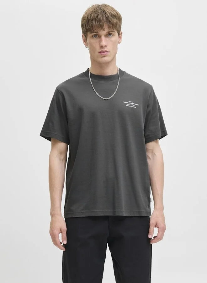 Jack & Jones uomo t-shirt Blachad 12259357 Volcanic
