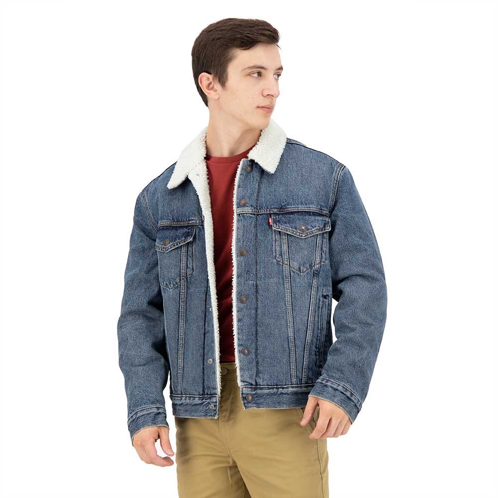 Levi's uomo giubbino type 3 sherpa 16365-0128