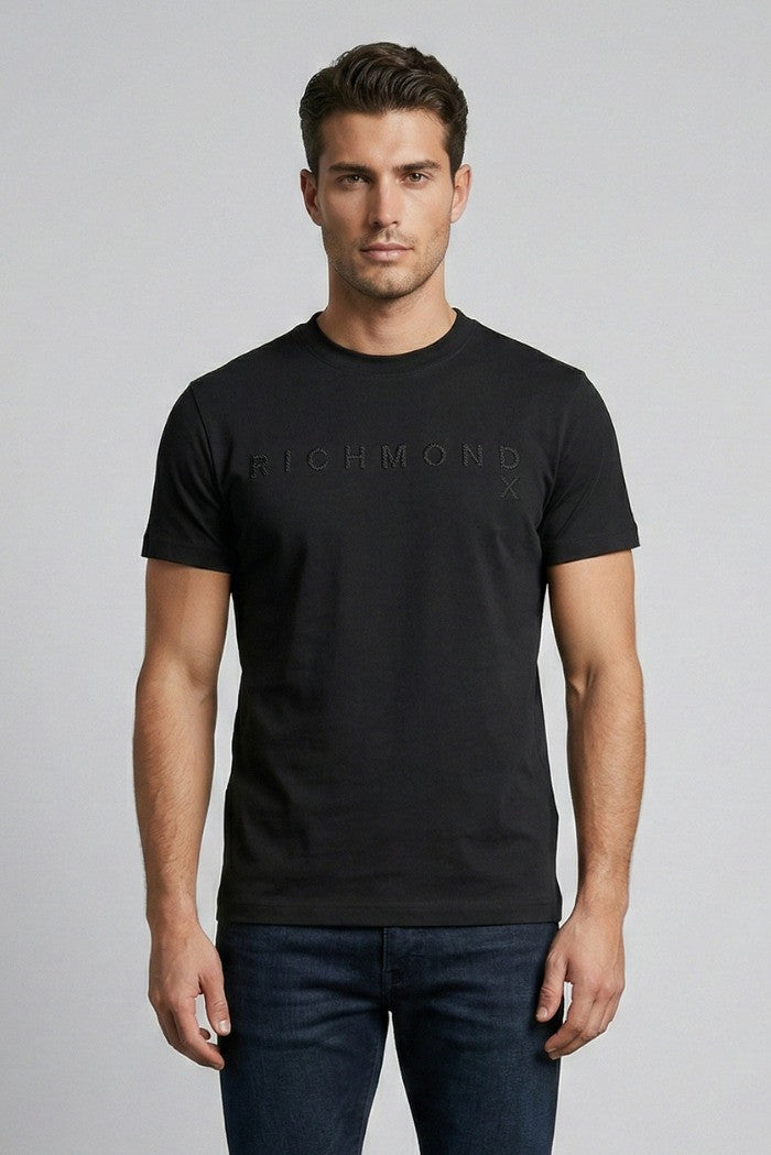 Richmond uomo t-shirt Patum UMA25046TSP8 Black