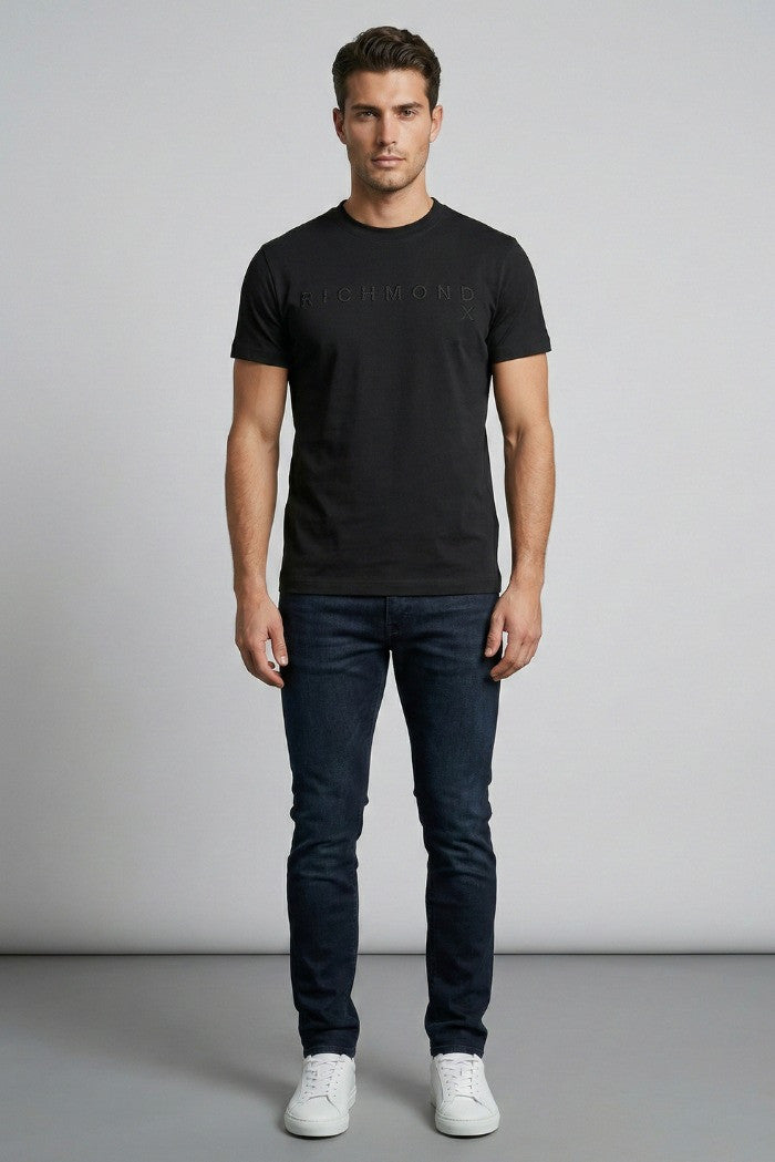 Richmond uomo t-shirt Patum UMA25046TSP8 Black