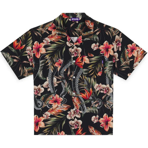 octopus uomo camicia 25SOHR30 Hawaiian