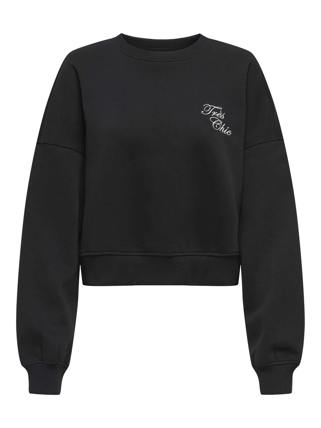 Only donna felpa Kiara Pearl 15360026 Black/Chic