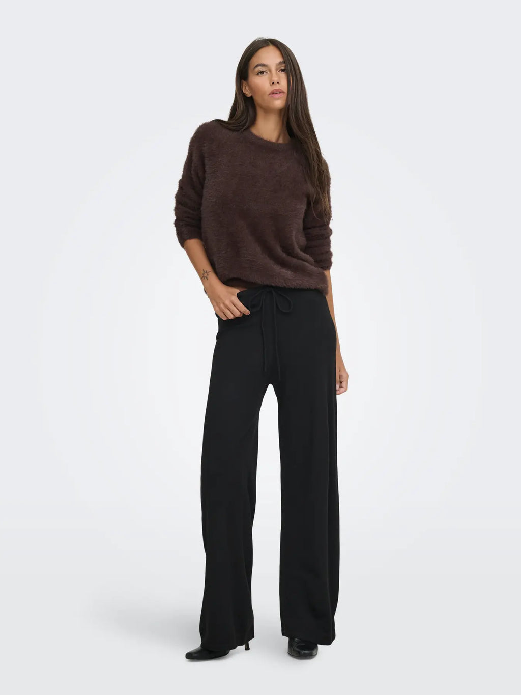 JDY Pantalone AMORE STRING 15390678 BLACK