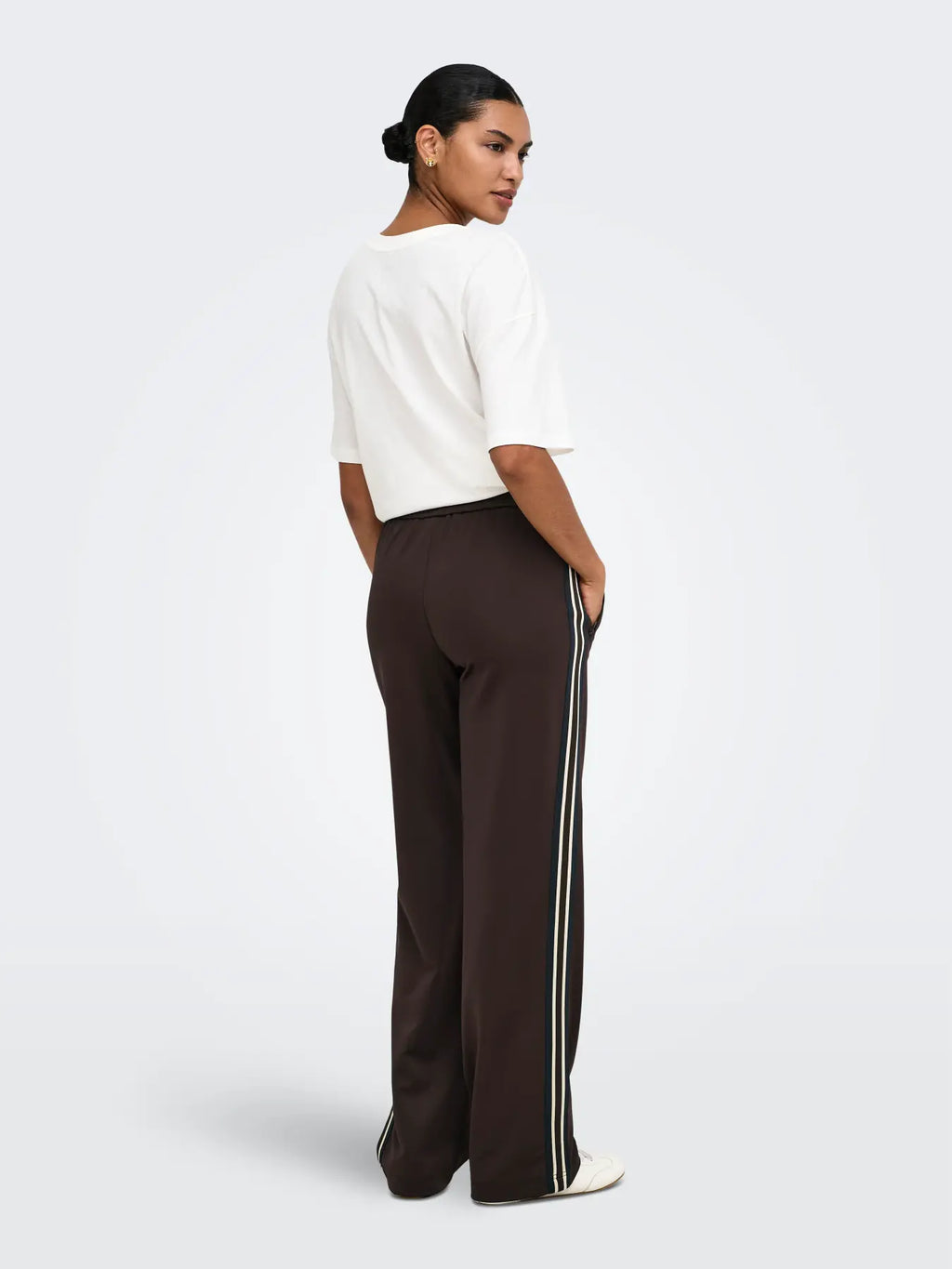 Only pantalone WARM TRACK 15149790 Coffee Bean