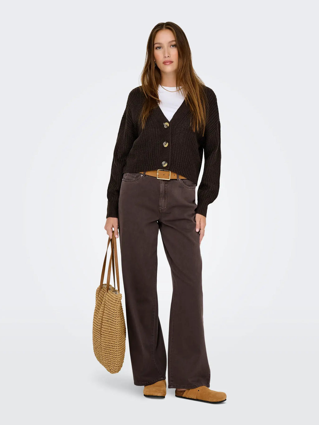 Only cardigan CAROL 15211521 NOOS ChocolateTorte
