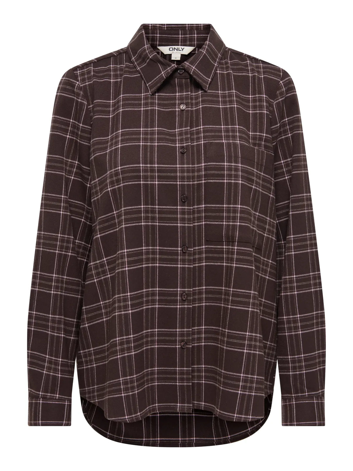 Only camicia WREN 15368629 Black Checked forge