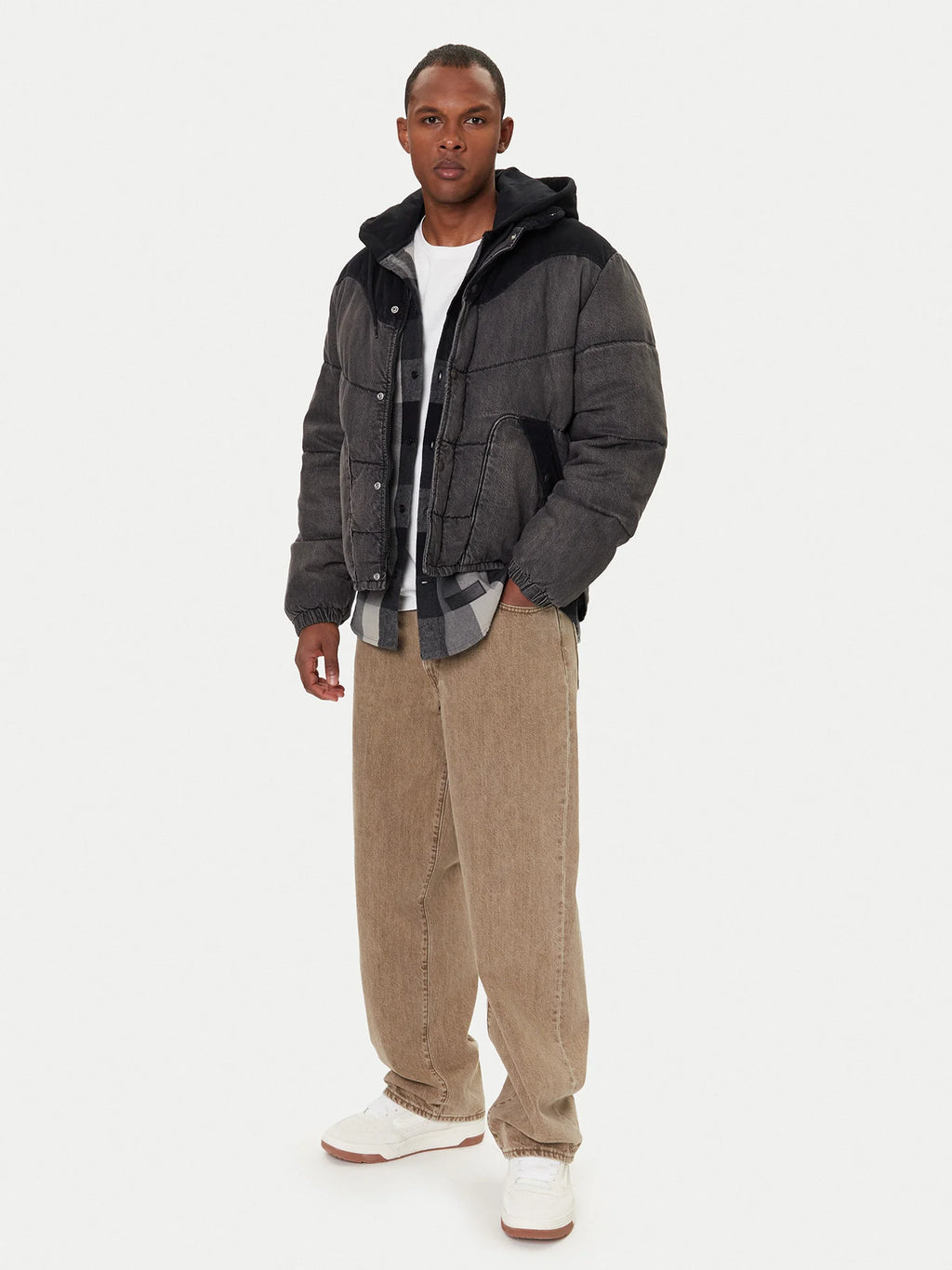 Levi's uomo giubbino Wild West Short Puffer 04EX-0001