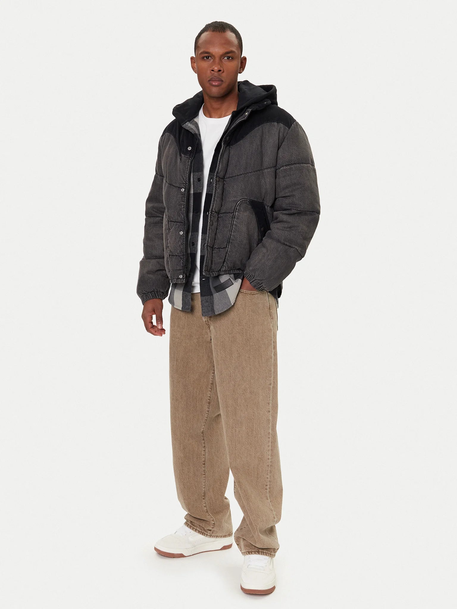 Levi's uomo giubbino Wild West Short Puffer 04EX-0001