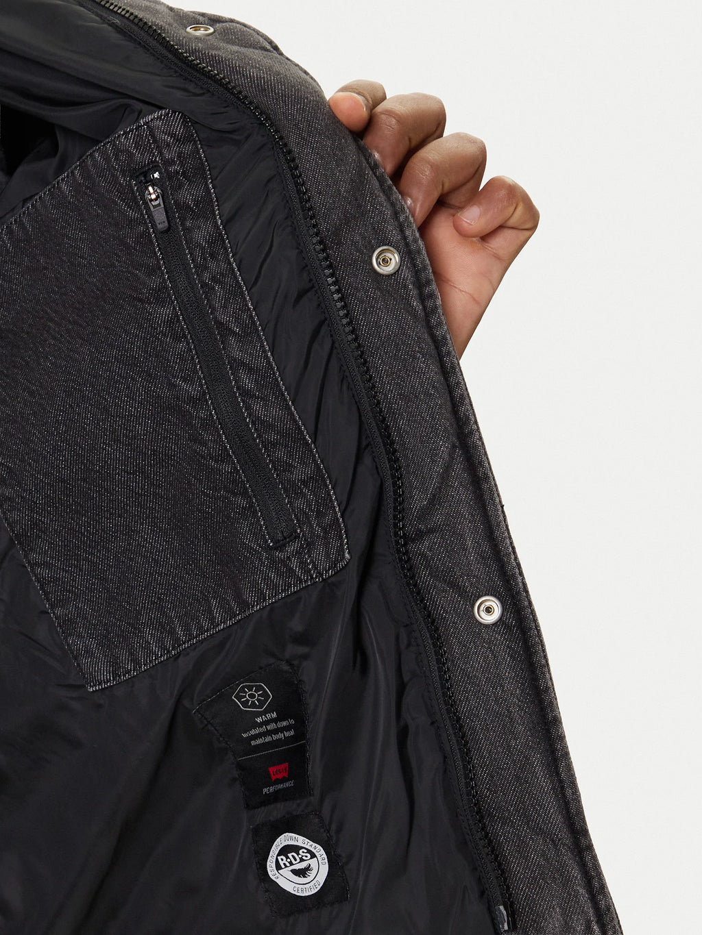 Levi's uomo giubbino Wild West Short Puffer 04EX-0001