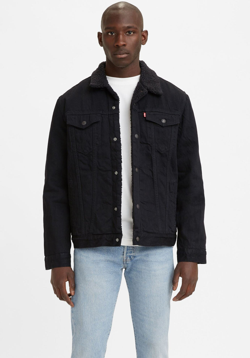 Levi's uomo giubbino Type 3 Sherpa Trucker 6365-0291
