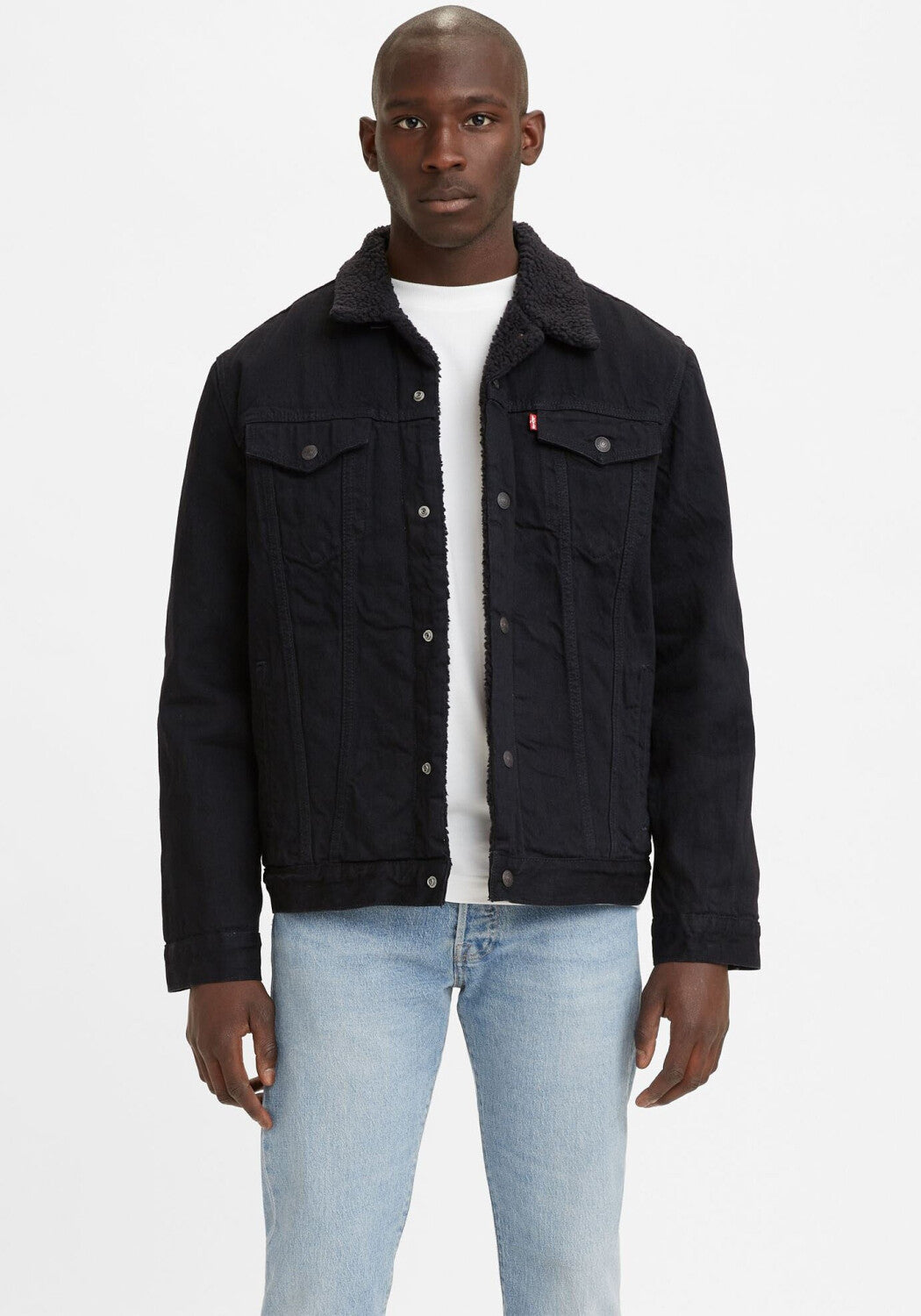 Levi's uomo giubbino Type 3 Sherpa Trucker 6365-0291