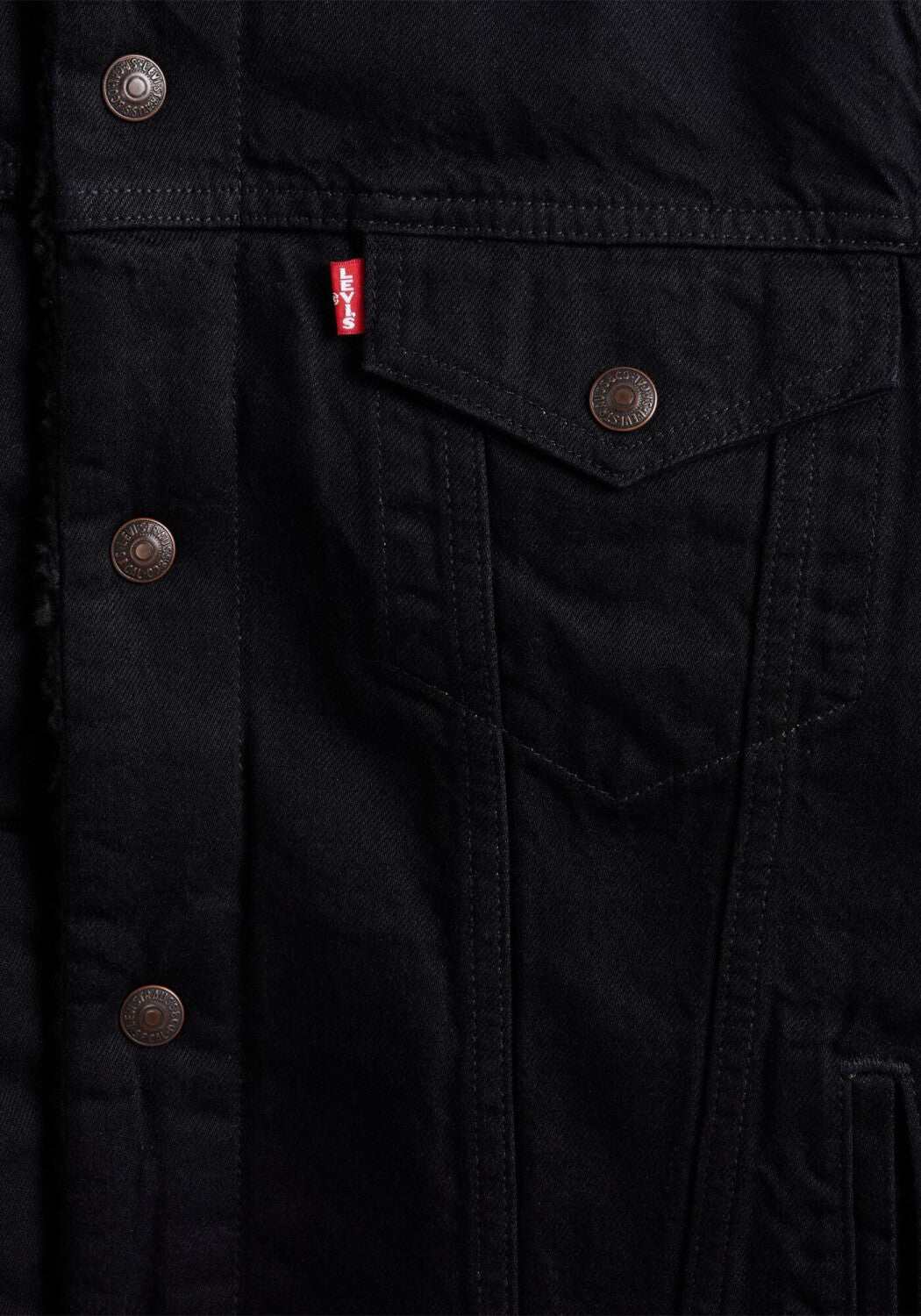 Levi's uomo giubbino Type 3 Sherpa Trucker 6365-0291