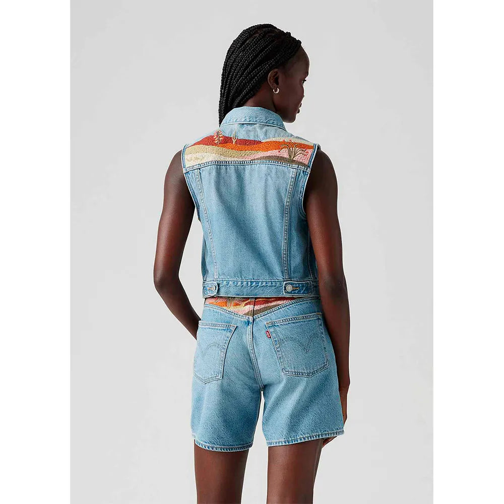 Levi's donna smanicato Embroidered Xs Vest 002A7-000