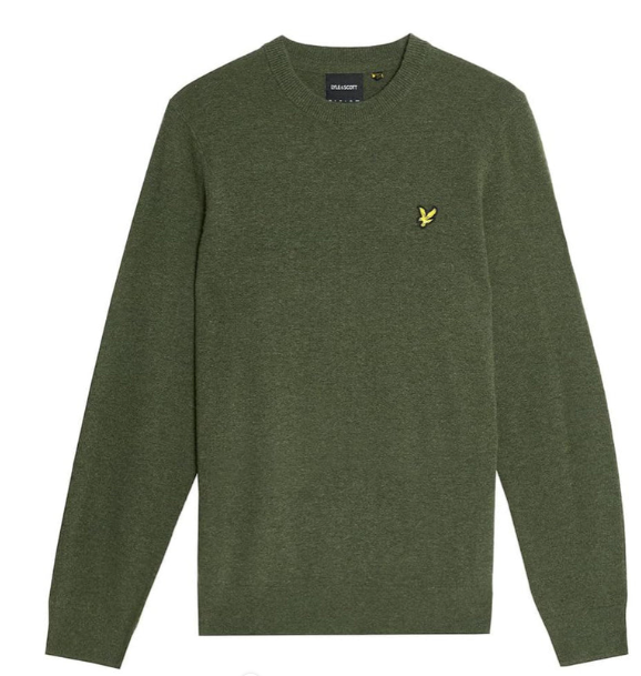 Lyle & Scott uomo maglia Lambswool Blend KN2114VC x937