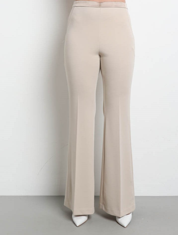 Vicolo donna pantalone a palazzo TB0079 Beige