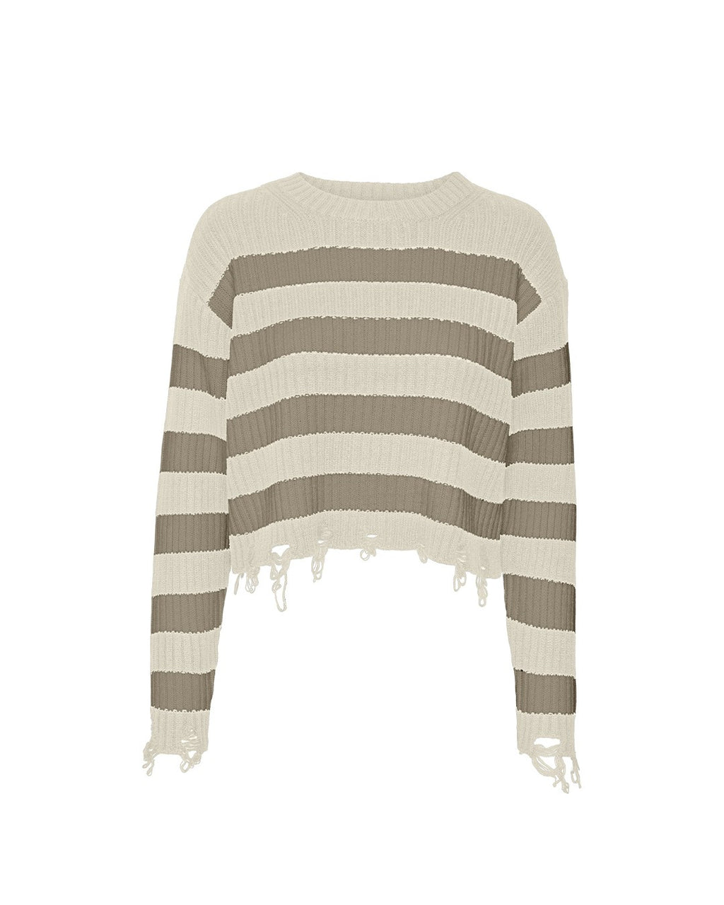 vero moda donna maglia mercer 10314141 Birch Silver mink
