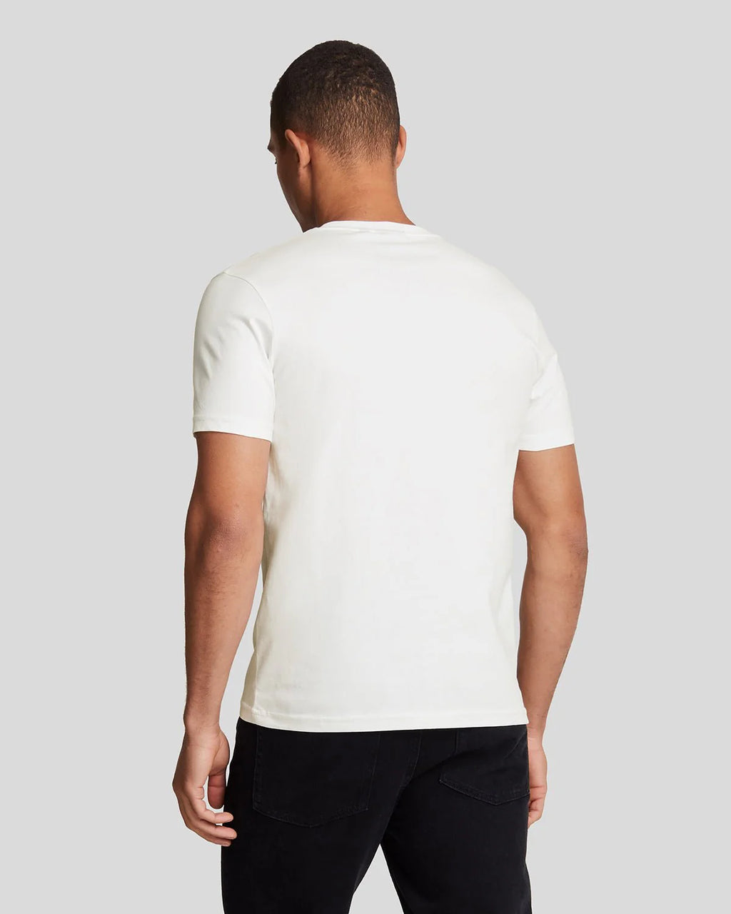 Lyle & Scott uomo t-shirt Plain TS400VOG 626 Bianco