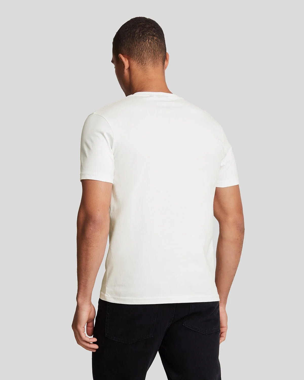 Lyle & Scott uomo t-shirt Plain TS400VOG 626 Bianco