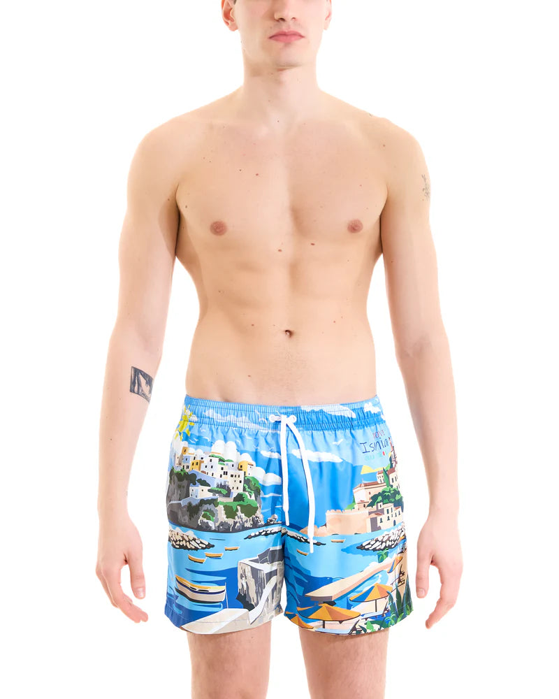 Move uomo costume Boxer SaintVincent stampato ISCHIA