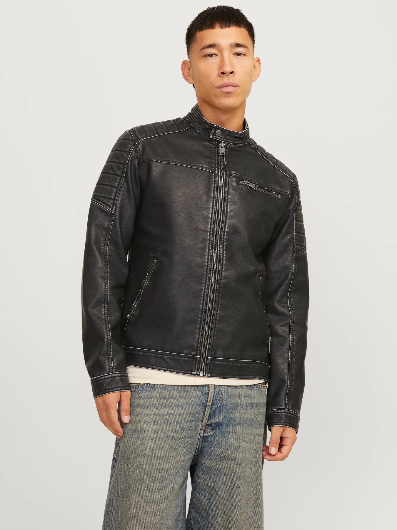 Jack & Jones uomo giubbino Rocky 12273226Noos Black
