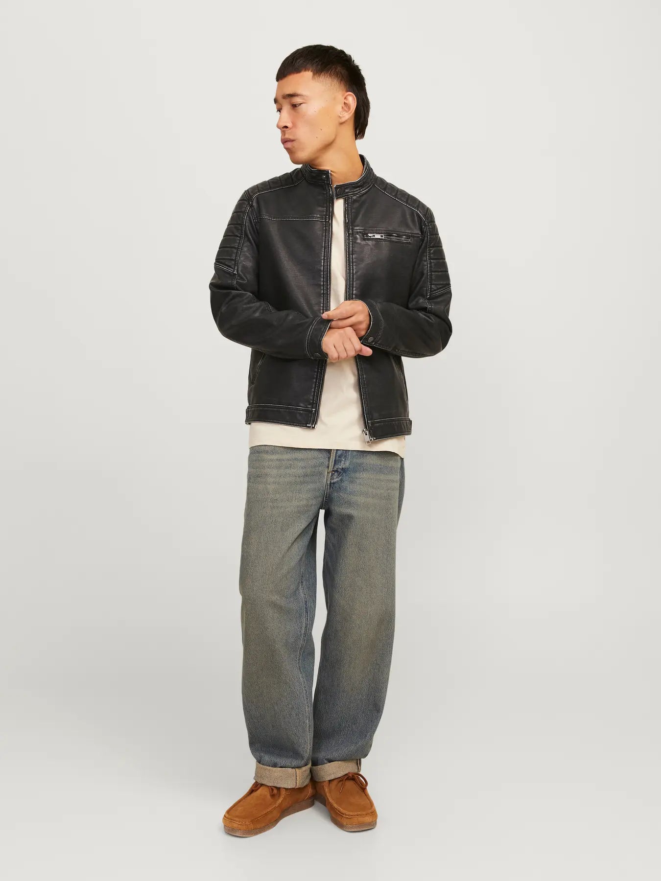 Jack & Jones uomo giubbino Rocky 12273226Noos Black