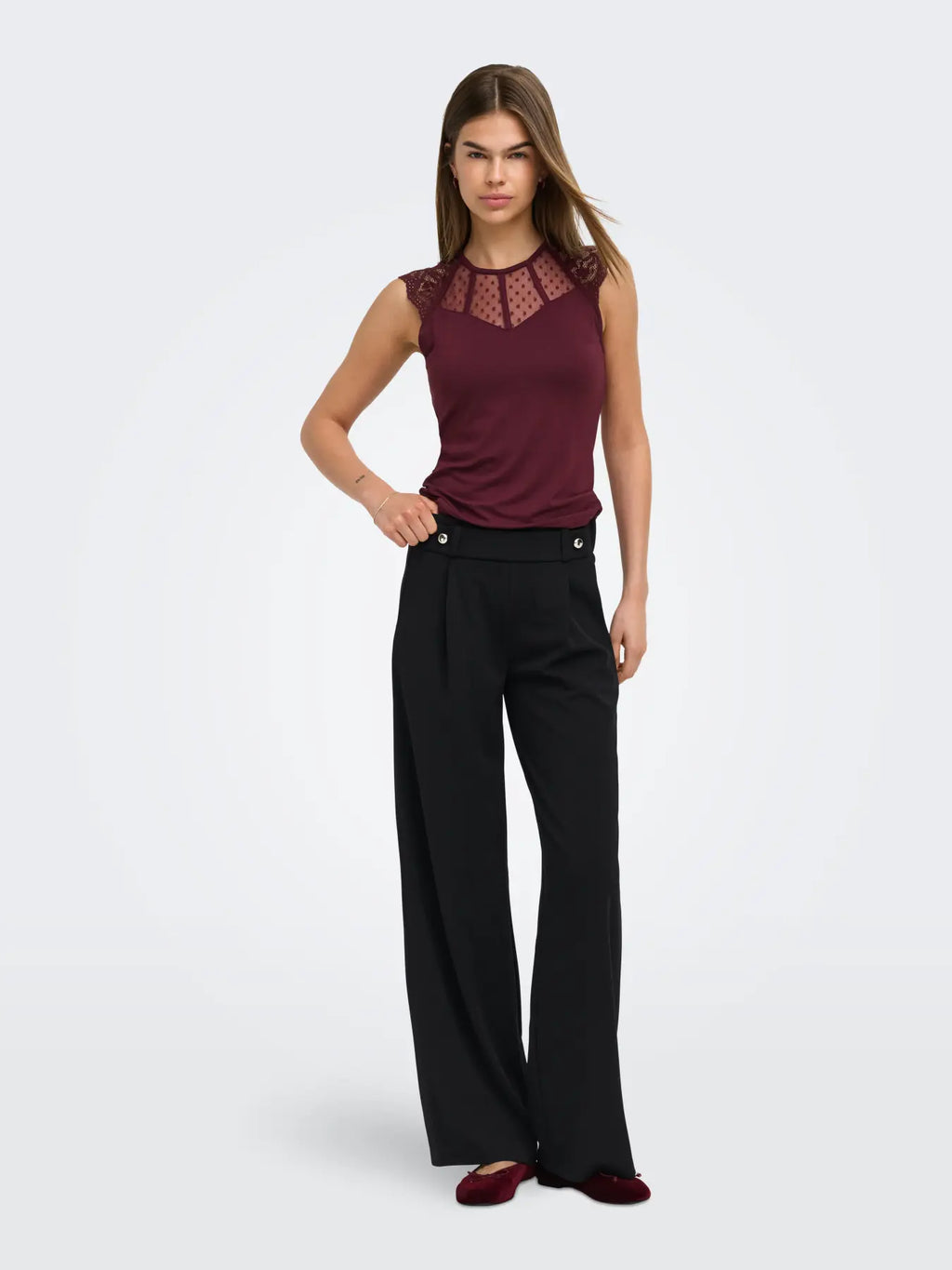 JDY Pantalone GEGGO 15208430 NOOS - Black GOLD