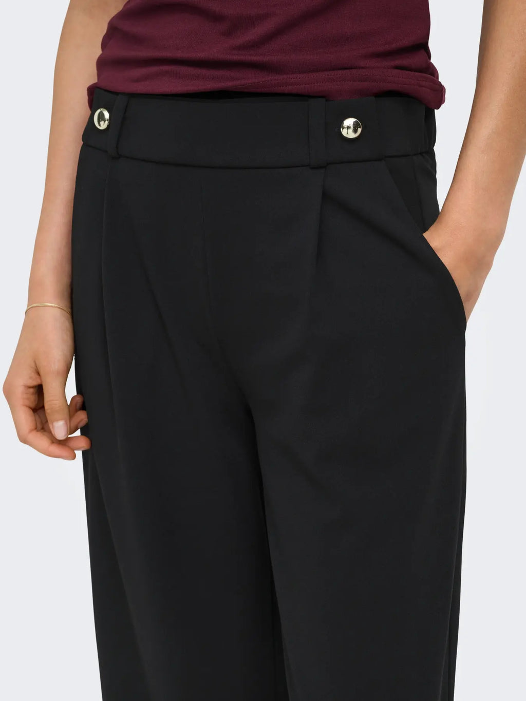 JDY Pantalone GEGGO 15208430 NOOS - Black GOLD