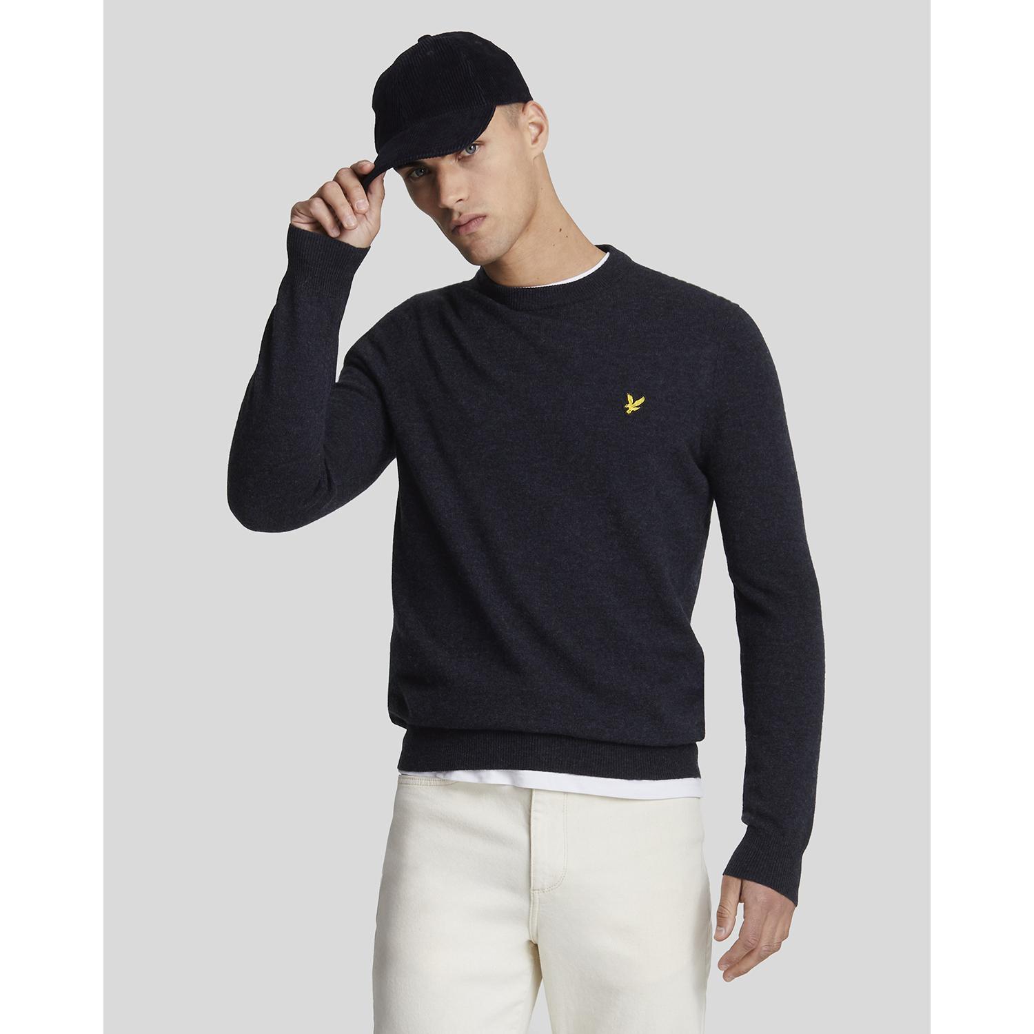 Lyle & Scott uomo maglia Lambswool Blend KN2114VC Z56