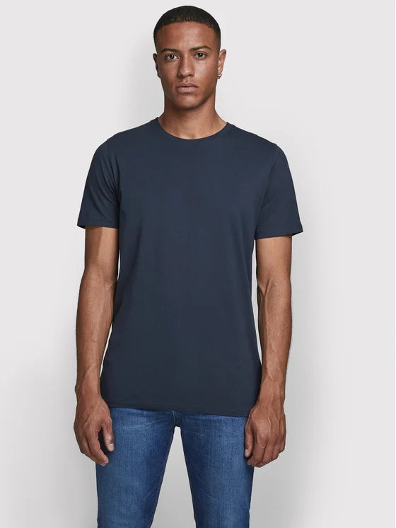 Jack & Jones uomo t-shirt Organic 12156101 Navy