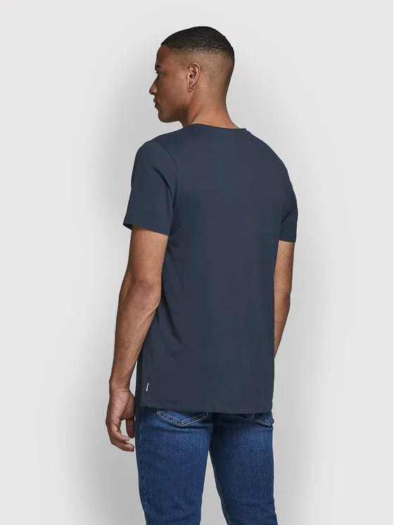 Jack & Jones uomo t-shirt Organic 12156101 Navy