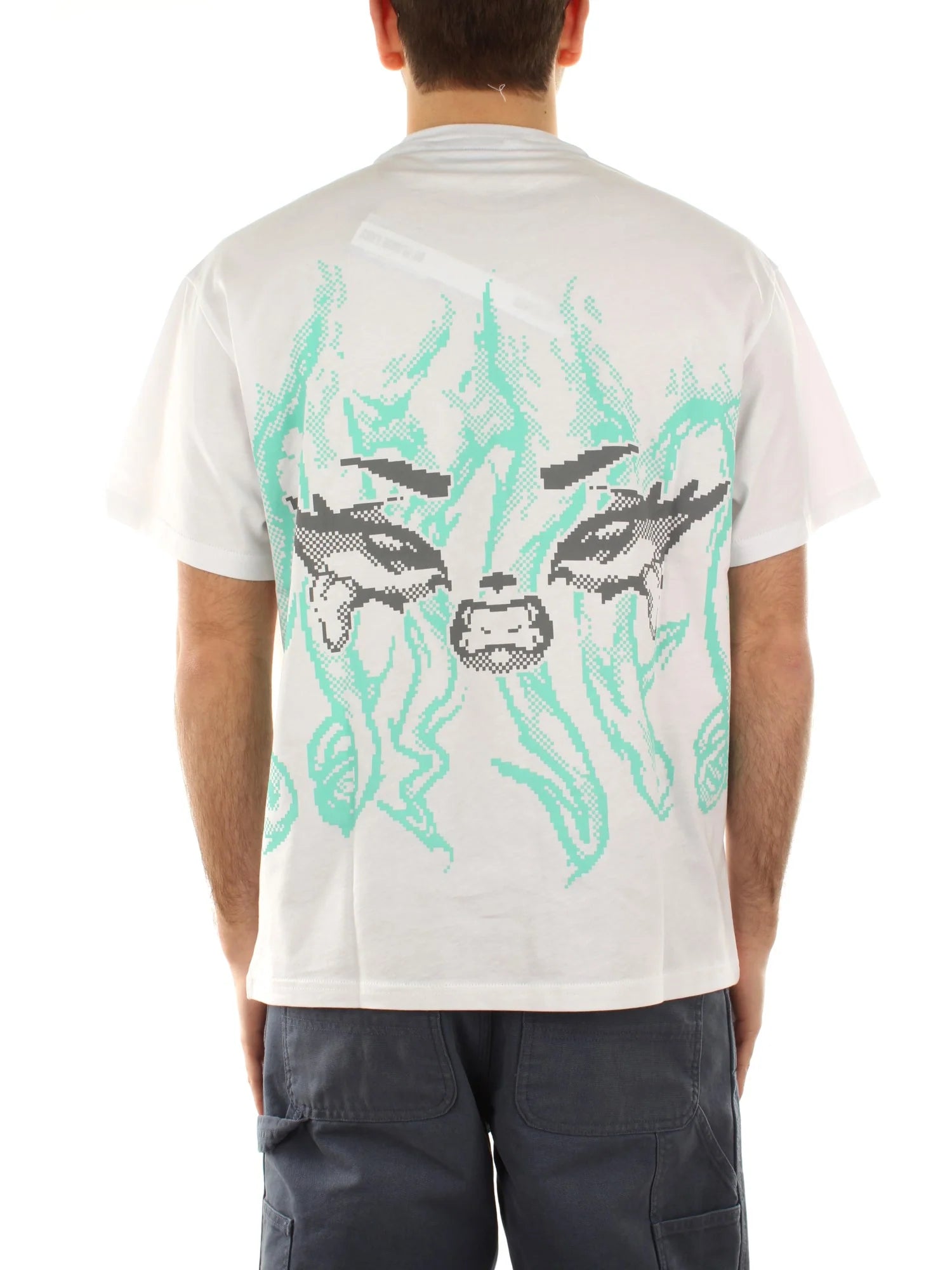 Octopus uomo t-shirt Purity Pocket 25SOTS72 bianco