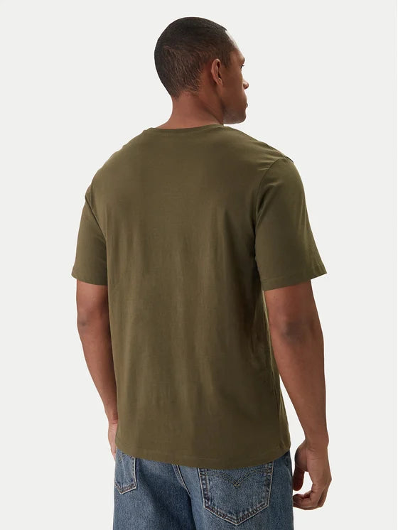 Jack & Jones uomo t-shirt Organic 12156101 Olive Nig