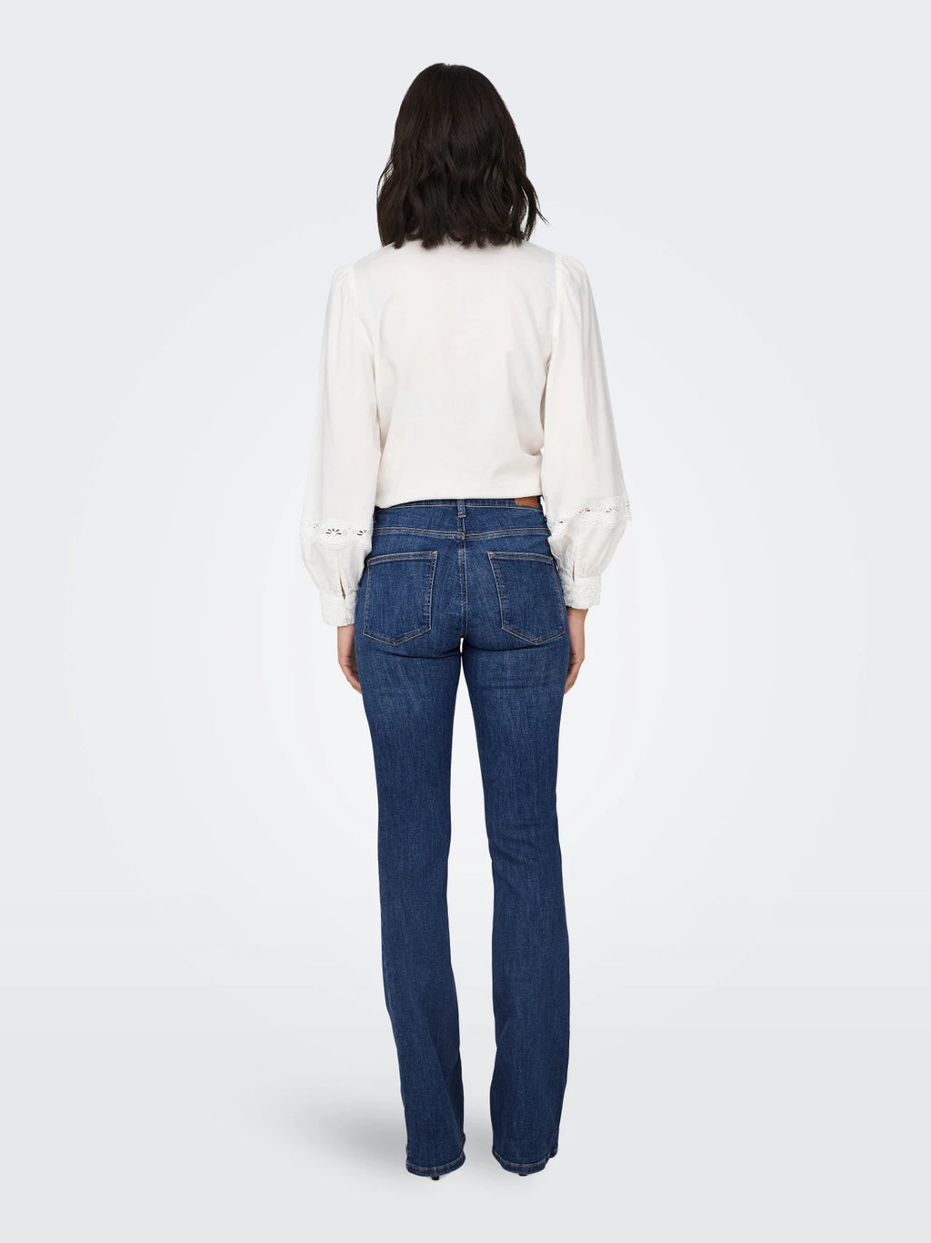 Only donna jeans Ann Mid Flared 15337824 Dark Blue