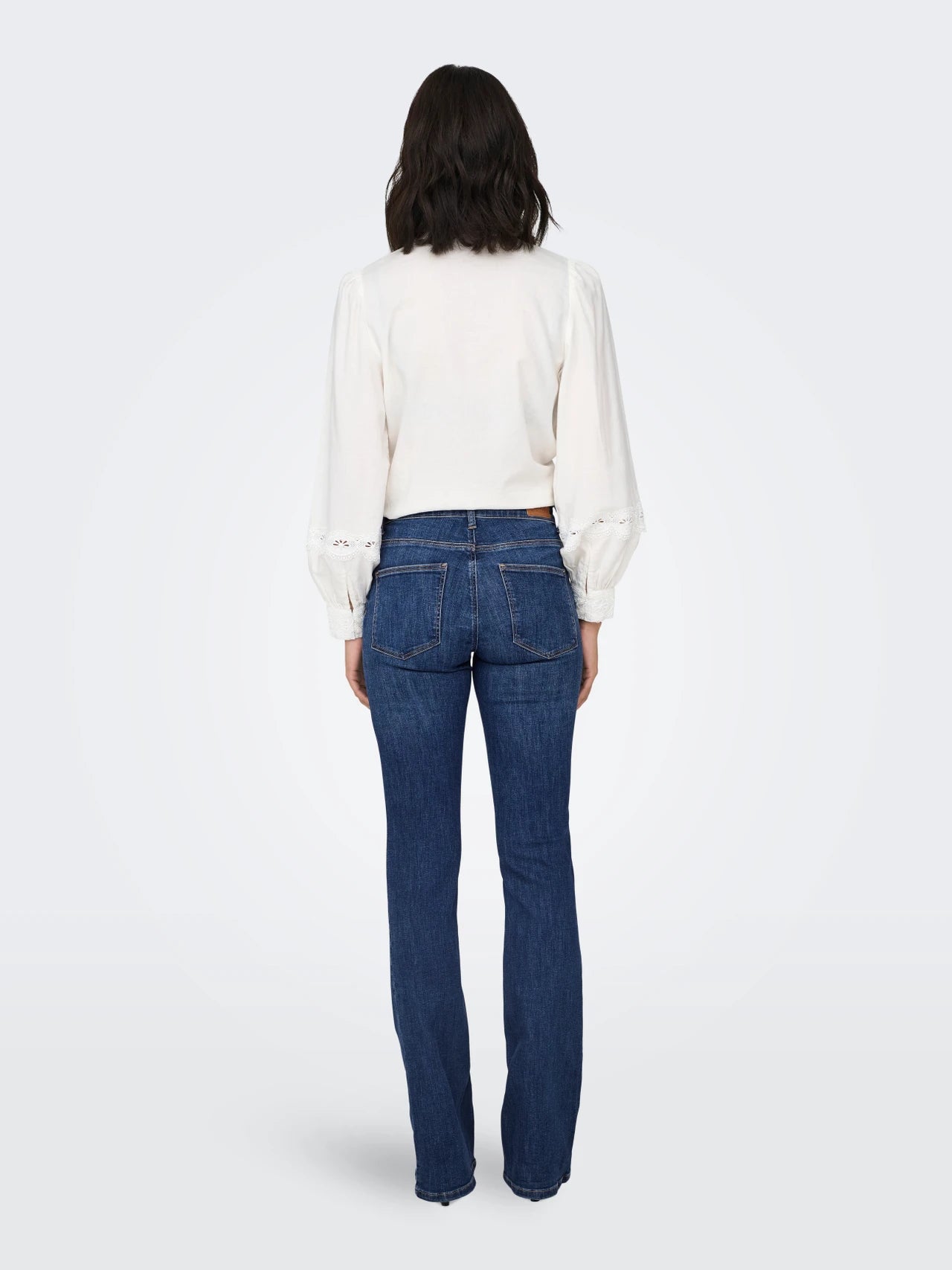 Only donna jeans Ann Mid Flared 15337824 Dark Blue