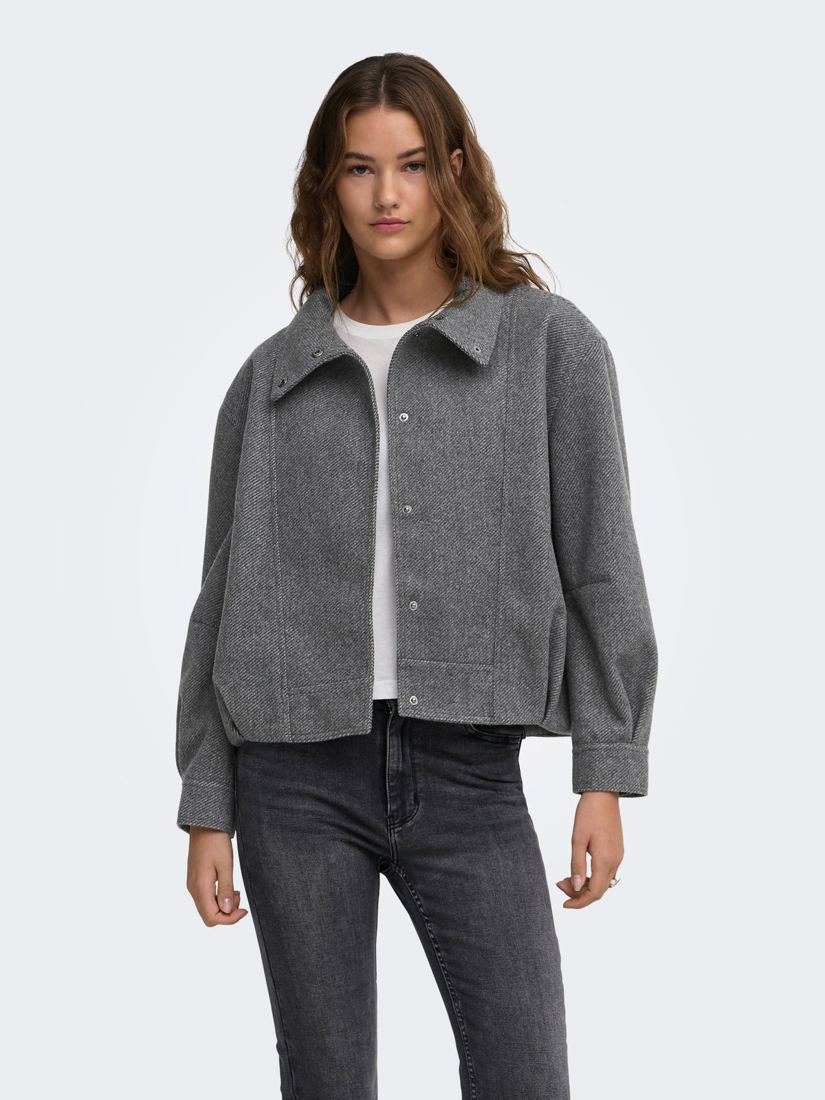 Only giubbino ASTA HIGH 15384778 DARK GREY