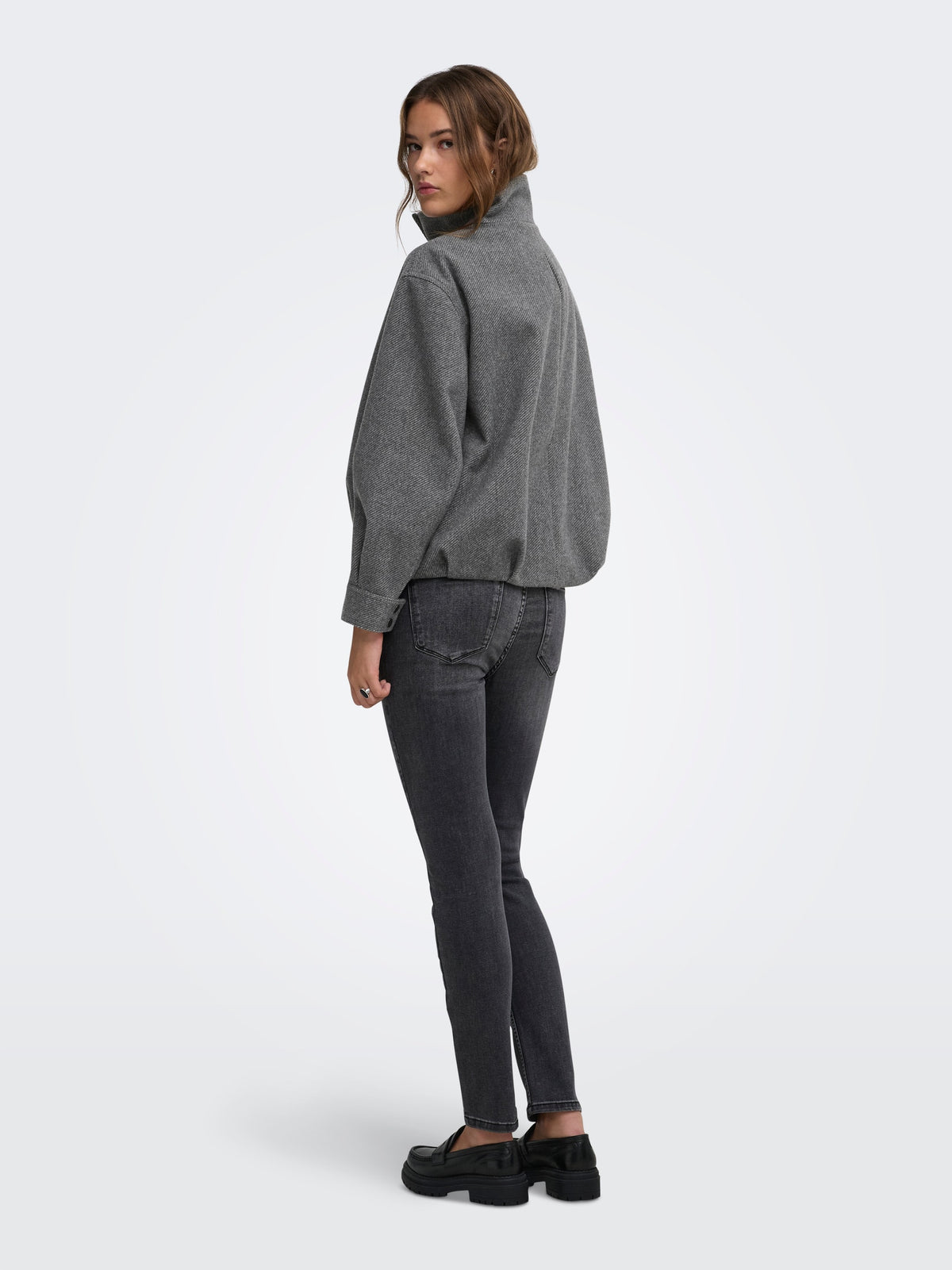 Only giubbino ASTA HIGH 15384778 DARK GREY