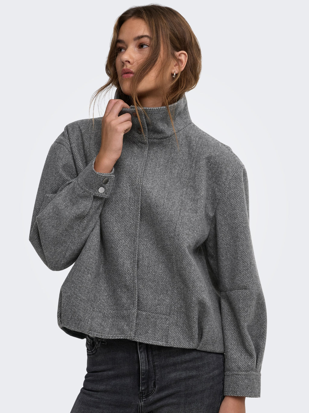 Only giubbino ASTA HIGH 15384778 DARK GREY