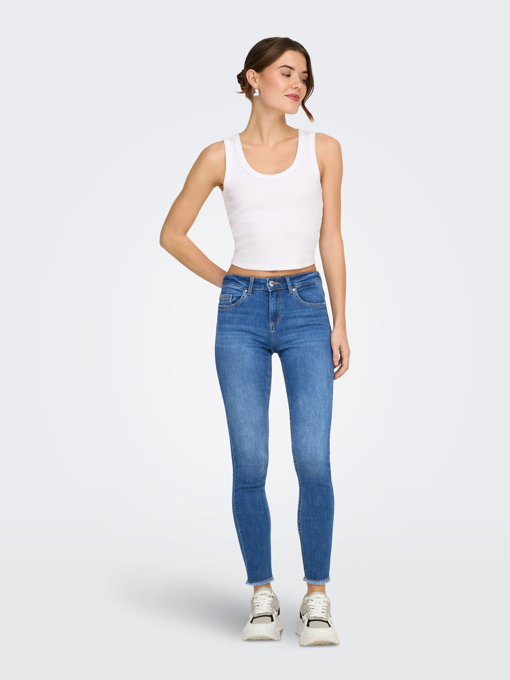 Only donna jeans Mid Slim I25 Medium Blue Denim 15310674