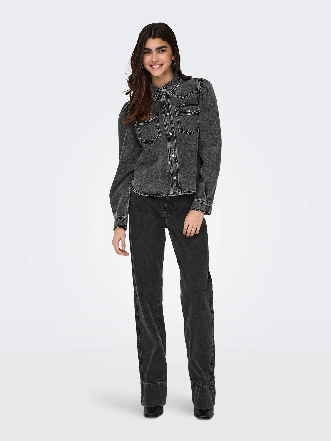 Only donna jeans Camille wide a15 15310957 Nero