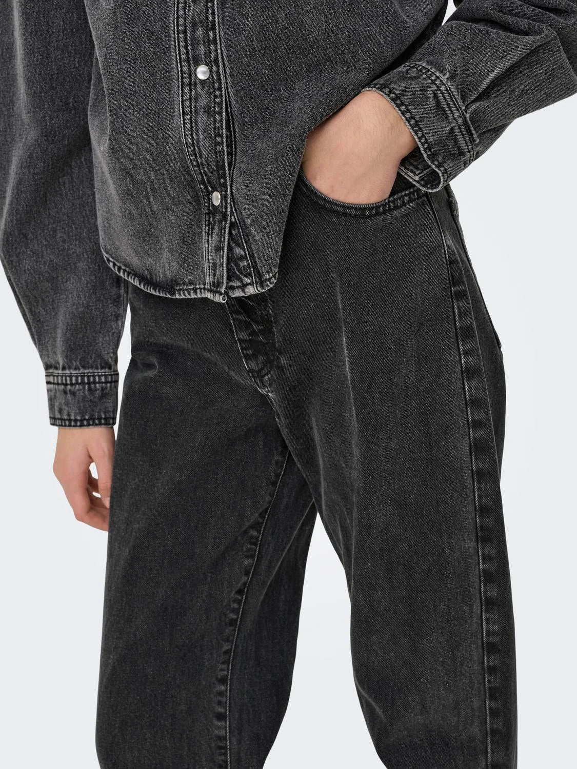 Only donna jeans Camille wide a15 15310957 Nero