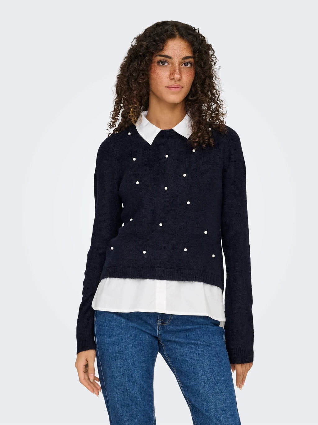 Only donna maglia Dolly Mix Pearl 15353350 Night Sky