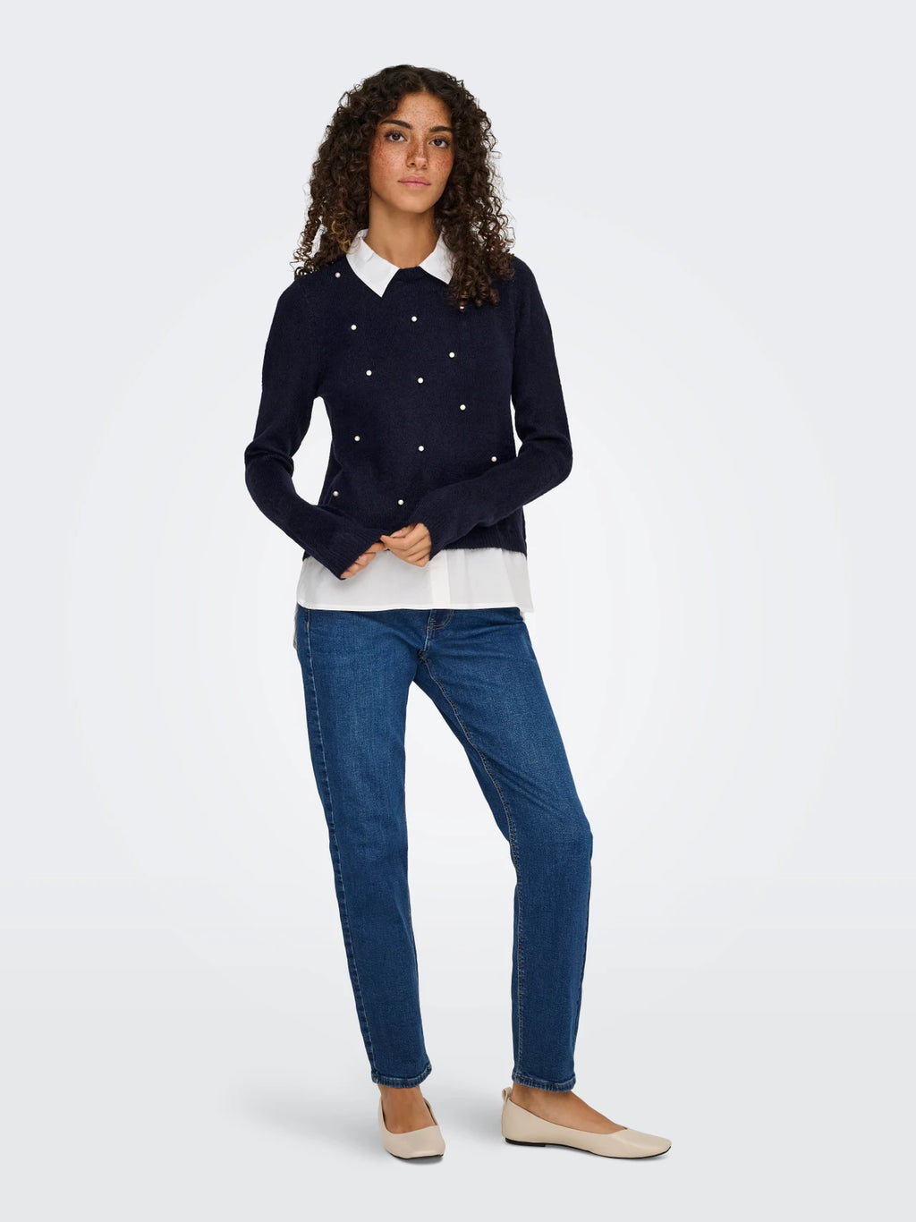 Only donna maglia Dolly Mix Pearl 15353350 Night Sky